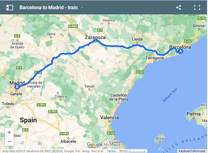 2015 barcelona to madrid train