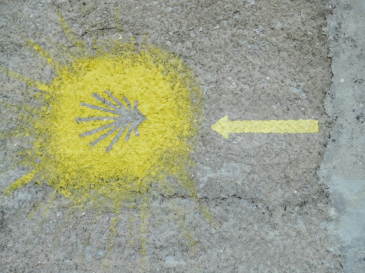 Camino Direction sign