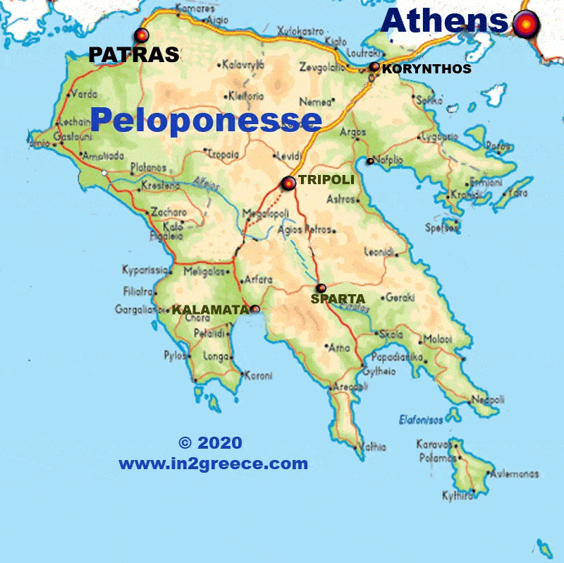 peloponnese-map